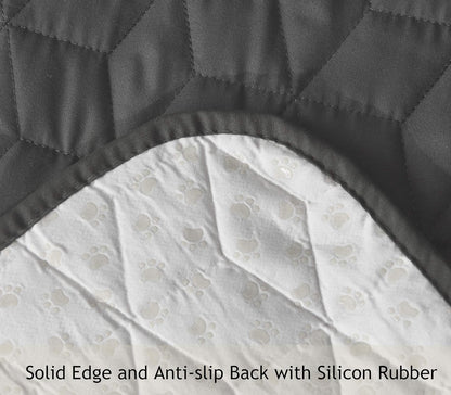 Ameritex Couch Sofa Slipcover 100% Waterproof Nonslip Quilted Furniture Protector for Dogs, Children, Pets, Machine Washable (Beige, 68")