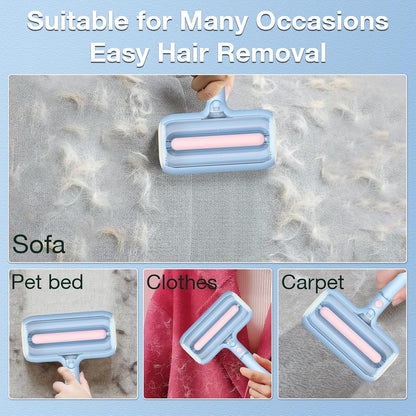 Pet Hair Removal Tool: New Upgraded Pet Hair Remover with Fur Bin-Reusable Lint Roller for Pet Hair-Cat and Dog Hair Remover for Couch, Furniture, Carpet, Clothes, Car Seat - Essential for Pet Owners