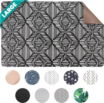 NALALAS Dog Mat for Food and Water, Cat Feeding Mat | Waterproof Dog Bowl Mat | Non-Slip Pet Food Mat for Floors | Pet Mats for Food and Water | Easy to Clean