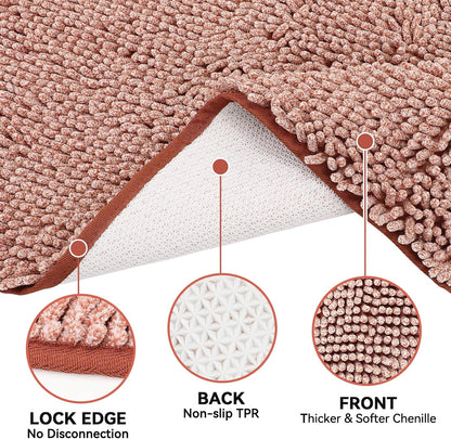 Bcoimo Super Absorbent Dog Door Mat, 30"*20" Anti Slip Mat for Muddy Paws, Pet Rugs for Dirty Paws Washable that Absorbs Moisture and Dirt, for Dog Cage and Pet Resting Carpet