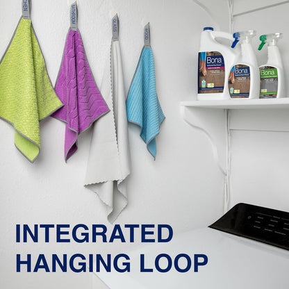 Bona High Performance Dusting System - 1 Extendable Handle, 3 Disposable Dusters, 1 Reusable Duster, & 1 Storage Bag - Extendable Dusting Kit