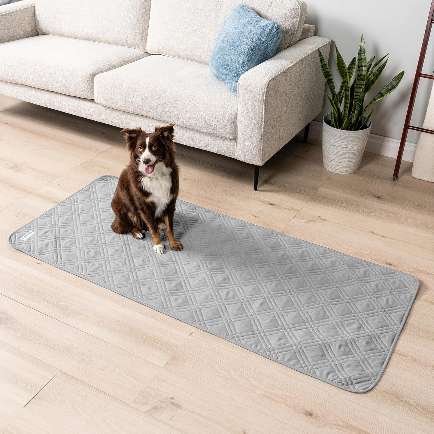 PetAmi Waterproof Couch Cover for Dogs, Reversible Furniture Cover Sofa Protector for Pet Cat Bed, Washable Blanket Dog Cover for Couch Seat, 52x82 Gray