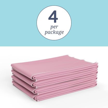Medline Sofnit 300, Pack of 4 Large Washable Blue Underpads, 34”x 48” for use as reusable pet pads, reusable bed pads, great for dogs, cats and bunnies