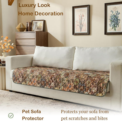 Waterproof Pet Couch Cover Washable, Stylish Reversible Pet Blanket, Soft Sofa Furniture Protector for Dogs Kids Pets.(Gray/Light Gray, 30"x70")