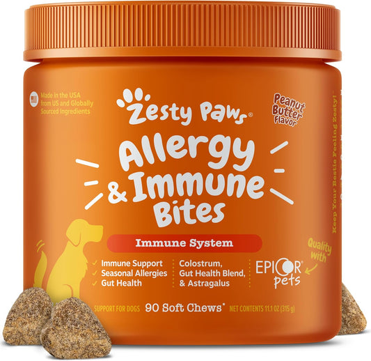 Dog Allergy Chews - Dog Allergy Relief, Peanut Butter