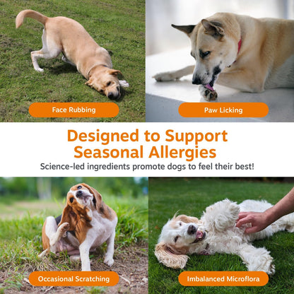 Dog Allergy Chews - Dog Allergy Relief, Peanut Butter