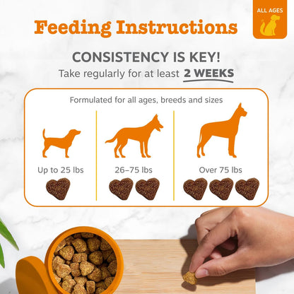Dog Allergy Chews - Dog Allergy Relief, Peanut Butter