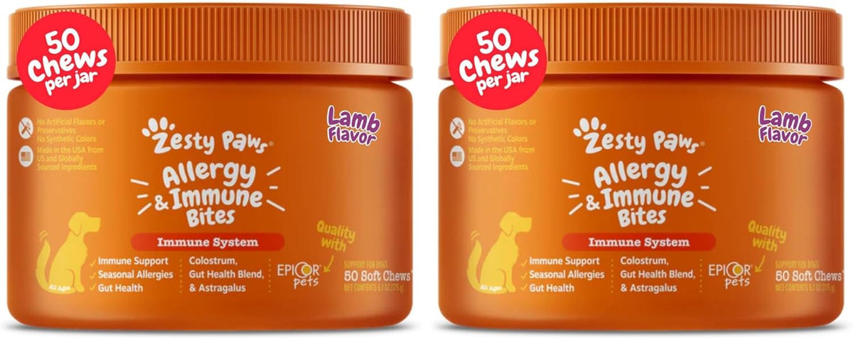Dog Allergy Chews - Dog Allergy Relief, Peanut Butter