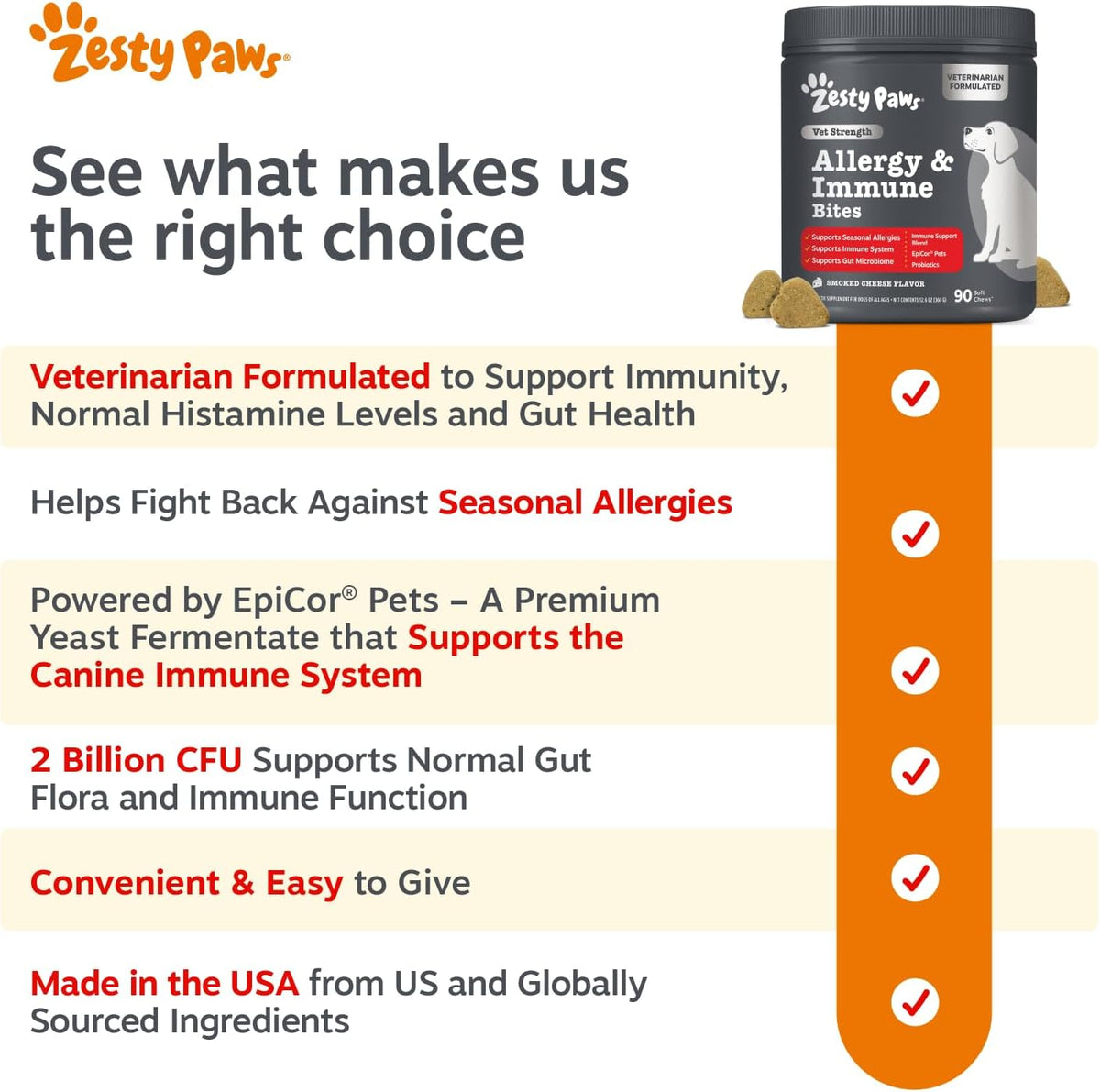 Dog Allergy Chews - Dog Allergy Relief, Peanut Butter