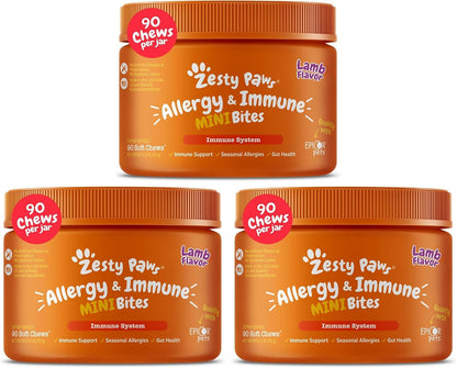 Dog Allergy Chews - Dog Allergy Relief, Peanut Butter