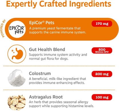 Dog Allergy Chews - Dog Allergy Relief, Peanut Butter