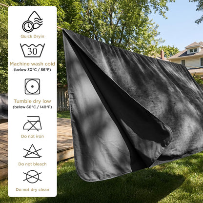 Bedsure Waterproof Couch Cover for Dogs Washable - Waterproof Blanket for Large Dogs Couch Sofa Bed Cozy, Lightweight Furniture Protector for Pet Cat Quick Drying, Ash Grey, 52x82IN