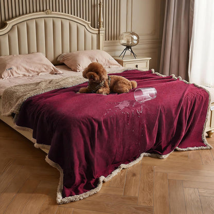 Kritter Planet Waterproof Dog Blanket, Reversible Water Proof Pet Blanket for Couch, Bed & Sofa, Washable Couch Covers for Large Dogs - Protects Furniture from Fur, Dirt, and Accidents