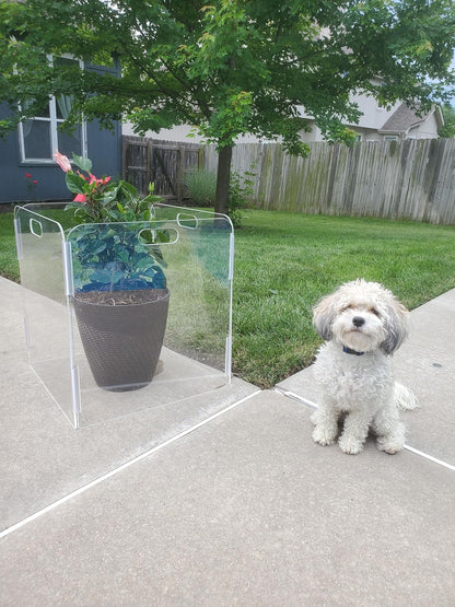 Pet Barrier (3-Panel) | Free-Standing Pet Gate | Foldable | Protect Your Indoor Living Spaces, Decorations, and Important Items from Pets | Made in The USA