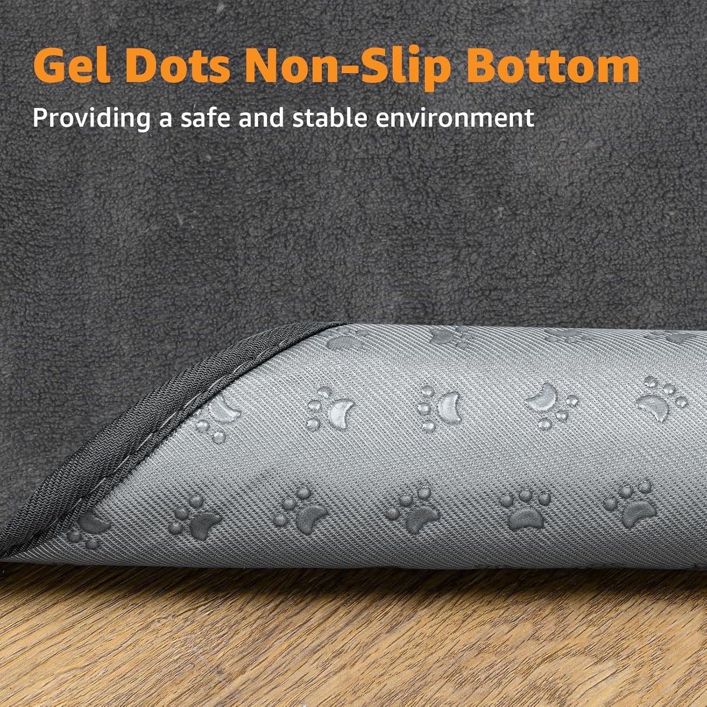 Dog Pee Pad Washable Extra Large, Instant Absorb Thicker Training Pads Non-Slip Pet Playpen Mat, Waterproof Reusable Floor Mat Ideal for Puppy Senior Dog Whelping Incontinence Housebreaking 65x48 Inch