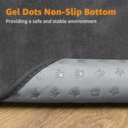 Dog Pee Pad Washable Extra Large, Instant Absorb Thicker Training Pads Non-Slip Pet Playpen Mat, Waterproof Reusable Floor Mat Ideal for Puppy Senior Dog Whelping Incontinence Housebreaking 65x48 Inch