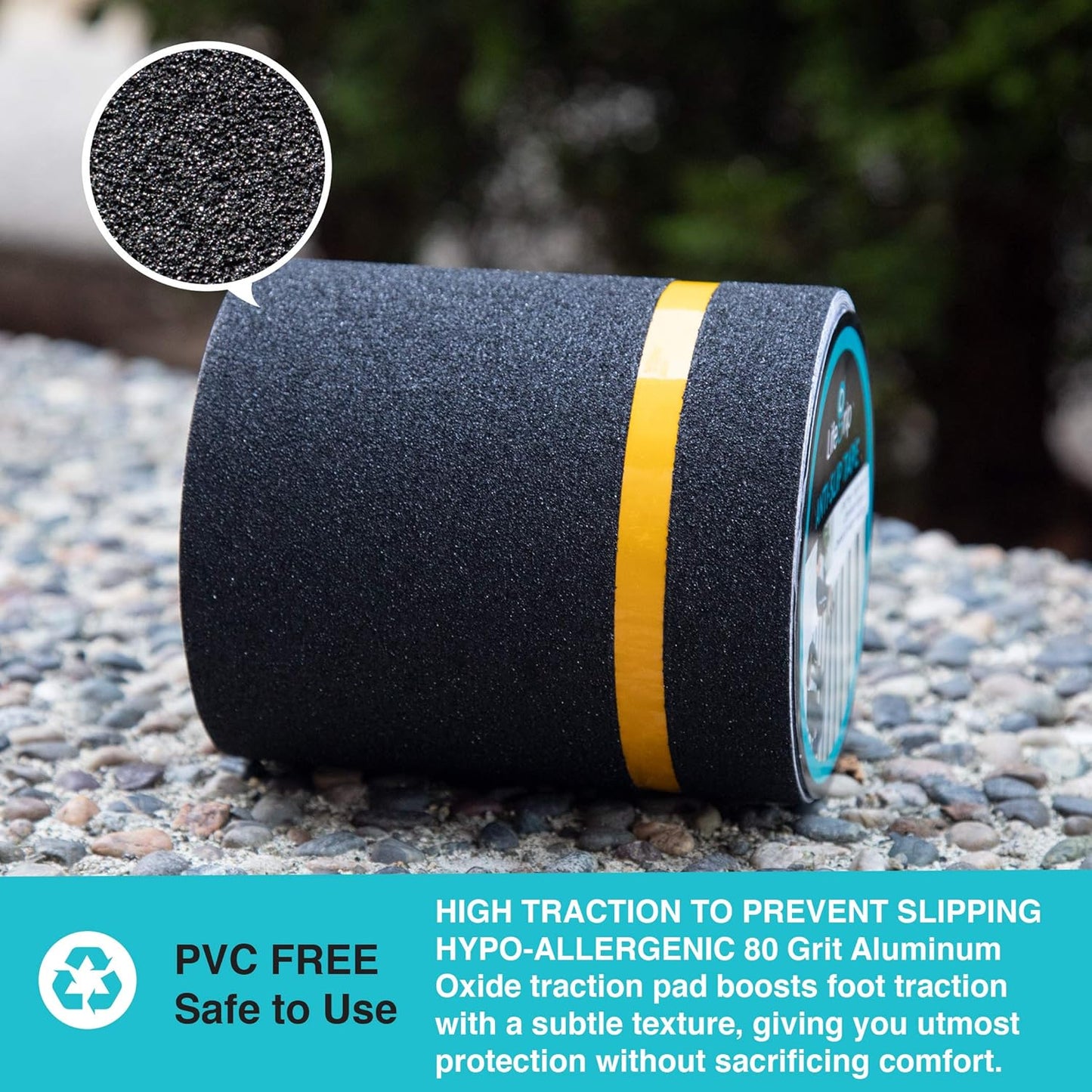 LifeGrip Anti Slip Transparent Anti Slip Tape, 4 inch by 30 feet, Non-Slip Traction Grip Tape to Tubs, Boats, Stairs, Clear, Soft, Comfortable for Bare feet (4" X 30')
