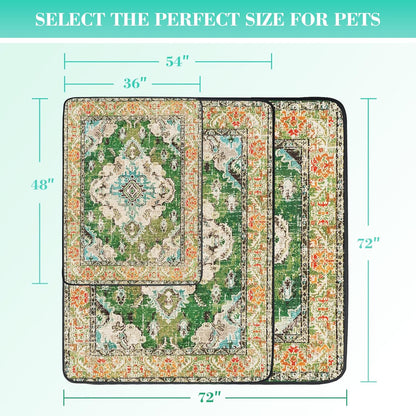 Dogcator Washable Pee Pads for Dogs, 2 Pack Reusable Puppy Training Pads. 36''x48'' Super Absorbent Dog Rugs, Non-Slip and Leakproof Pee Mat for Dogs, Whelping Pads for Crates and Floors