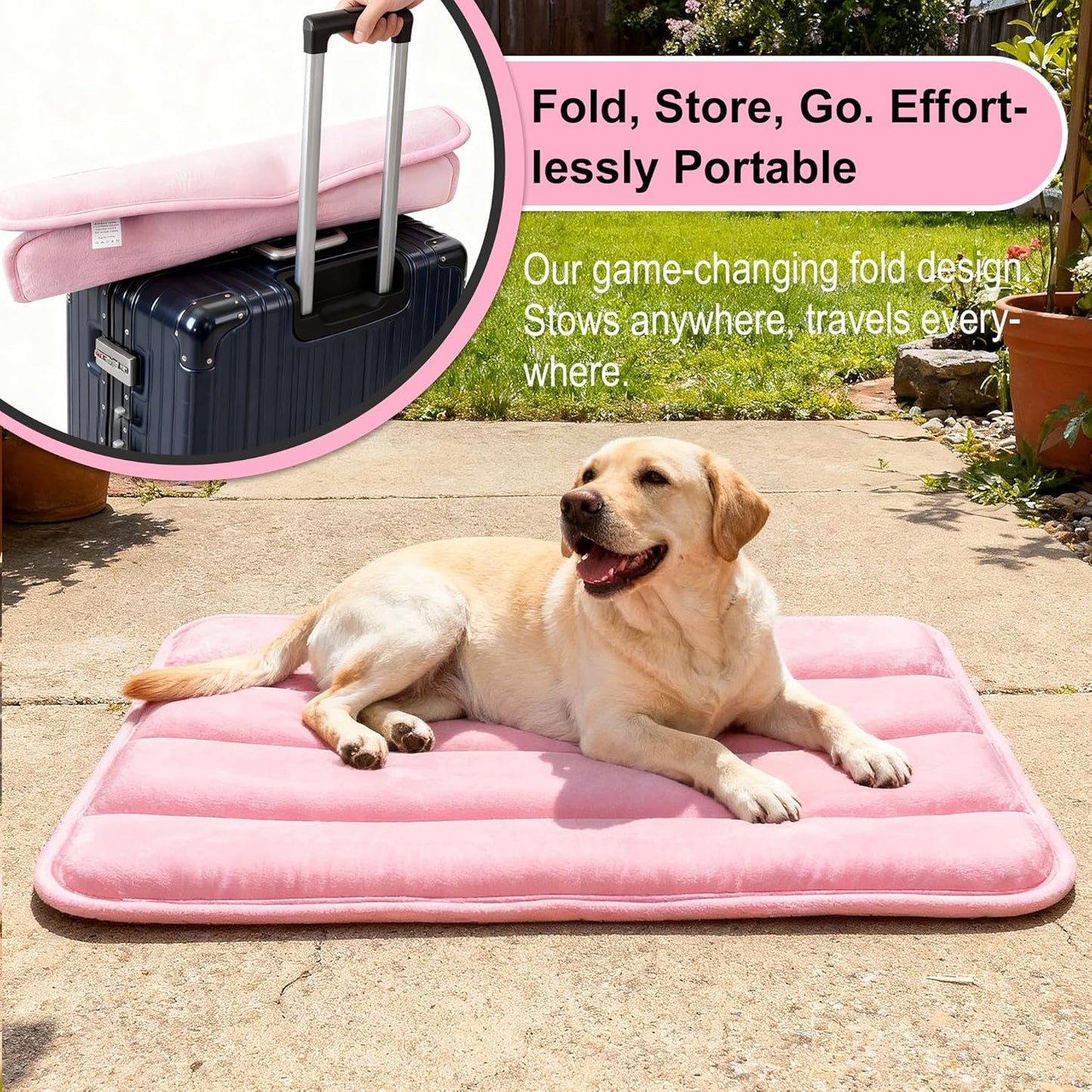 Dog Bed Mat – Soft & Comfortable Dog Kennel Pad for Crate – Durable Crate Bed & Mat for Dogs & Cats – Ideal for Crate, Kennel, and Home Use