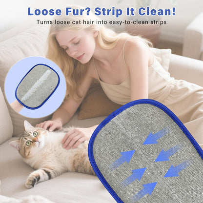 MOSTY Pet Hair Removal Glove | Reusable Cat & Dog Furaway Magic Glove for Sofa, Furniture, Couch, Carpet, Laundry, Car Seat | Double Sided Pet Deshedding Glove | Quick Cleaning Fur Remover Tool 1PCS