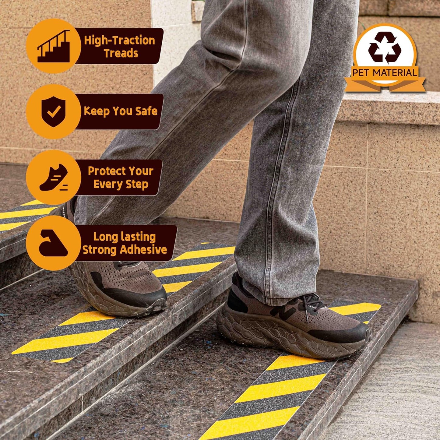 LifeGrip Anti Slip Transparent Anti Slip Tape, 4 inch by 30 feet, Non-Slip Traction Grip Tape to Tubs, Boats, Stairs, Clear, Soft, Comfortable for Bare feet (4" X 30')