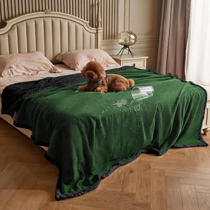 Kritter Planet Waterproof Dog Blanket, Reversible Water Proof Pet Blanket for Couch, Bed & Sofa, Washable Couch Covers for Large Dogs - Protects Furniture from Fur, Dirt, and Accidents