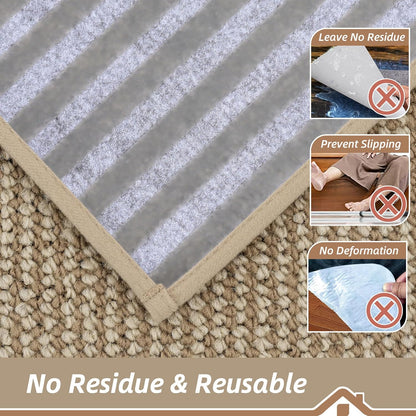 BEQHAUSE Stair Treads for Wooden Steps 28inX9in, Carpet Stair Treads Non Slip Indoor, Machine Washable Stair Runners for Kids Elders and Pets, Carpet for Stair Rugs Mat, TPE Backing, 15pcs, Taupe