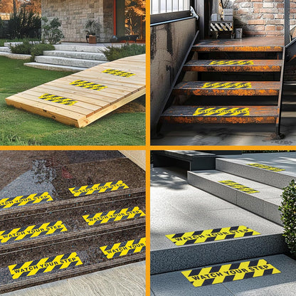 LifeGrip Stair Treads Non-Slip (15PCS), Anti Slip Transparent Stair Treads Tape for Indoor Wooden Step (4"X30"X15P-Treads)