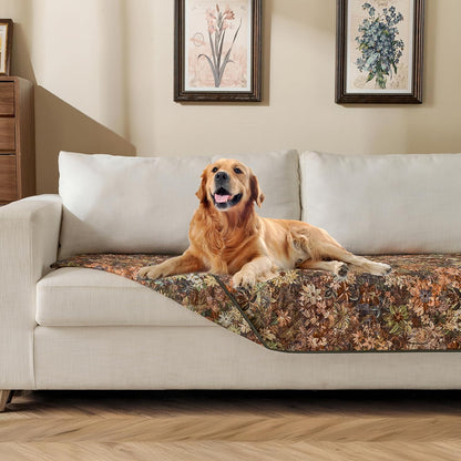 Waterproof Pet Couch Cover Washable, Stylish Reversible Pet Blanket, Soft Sofa Furniture Protector for Dogs Kids Pets.(Gray/Light Gray, 30"x70")