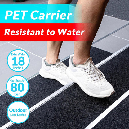 LifeGrip Anti Slip Transparent Anti Slip Tape, 4 inch by 30 feet, Non-Slip Traction Grip Tape to Tubs, Boats, Stairs, Clear, Soft, Comfortable for Bare feet (4" X 30')