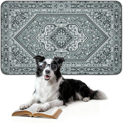 FXW Washable Pee Pads for Dogs, Puppy Pads with Super Absorbent, Specifically Designed for FXW Rollick/Homeplus 24inch 6 Panels Dog Playpen, 39" x 63" Rectangle, Khaki, 1 Pack