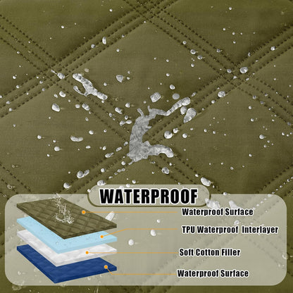 Smiry Waterproof Dog Bed Cover Blanket 30x70, Soft Reversible Pet Blanket, Washable Leakproof Cats Dogs Couch Cover for Sofa, Couch, Furniture, Grey/Dark Grey