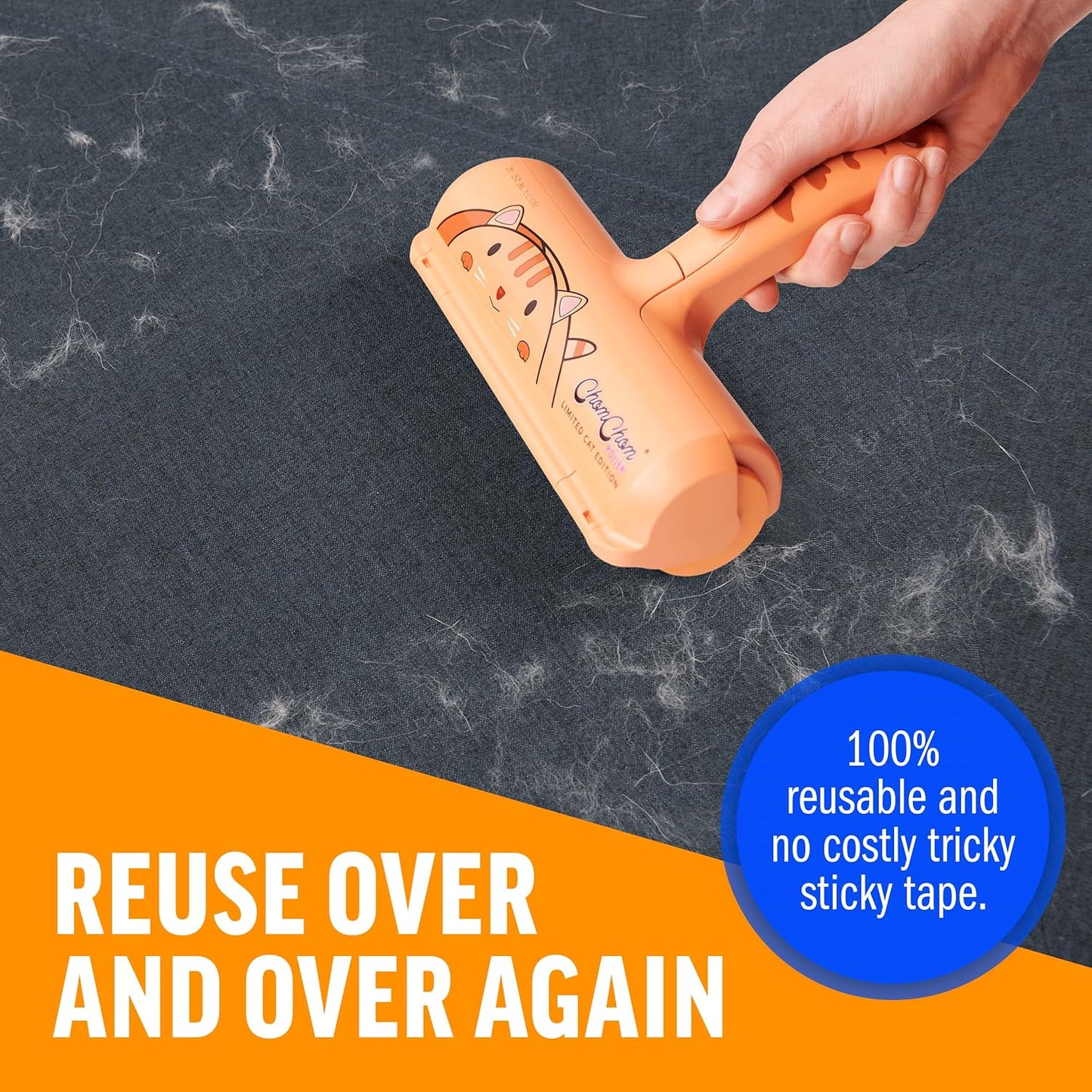 CHOMCHOM Roller Limited Edition PET Hair Remover, CAT
