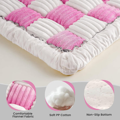 HiPetpy Backseat Dog Bed Mat for Car, Non-Slip Dog Bed for Car Back Seat, Soft & Cozy Dogs Blanket, Washable Travel Pet Mat Seat Protector for Cars, SUVs, Trucks
