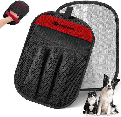 Pet Hair Remover Glove (2 Pack) – Reusable Electrostatic Pet Hair Removal Mitt for Couch, Carpet, Car Seat & Laundry – Cat & Dog Fur Cleaning Tool for Furniture