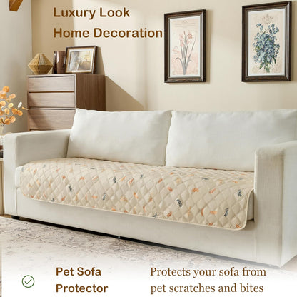 Waterproof Pet Couch Cover Washable, Stylish Reversible Pet Blanket, Soft Sofa Furniture Protector for Dogs Kids Pets.(Gray/Light Gray, 30"x70")