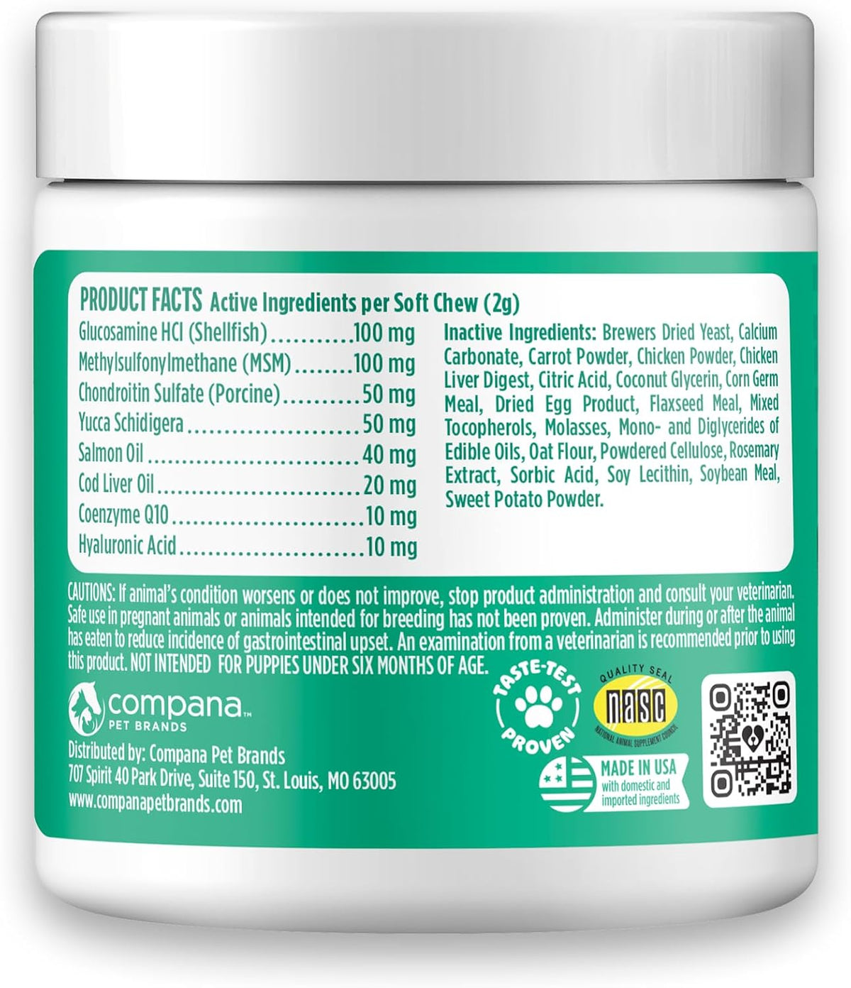 Hip & Joint Chews for Dogs, Chicken, All Breeds