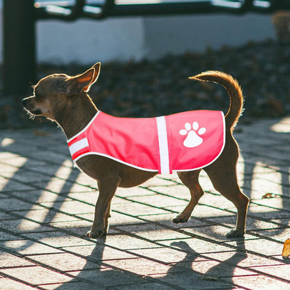2 Pcs Reflective Dog Vest Adjustable Safety Vest,M,Orange, Yellow