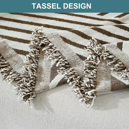 Chenille Couch Cover for Dogs Washable Boho Throw Blanket Washable
