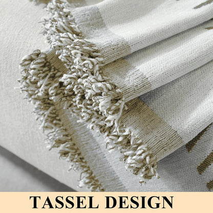 Chenille Couch Cover for Dogs Washable Boho Throw Blanket Washable