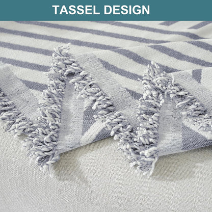 Chenille Couch Cover for Dogs Washable Boho Throw Blanket Washable