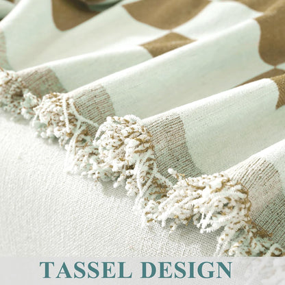 Chenille Couch Cover for Dogs Washable Boho Throw Blanket Washable