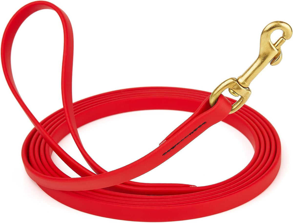Biothane Working Lead for Dogs 6ft Black - Colors C
