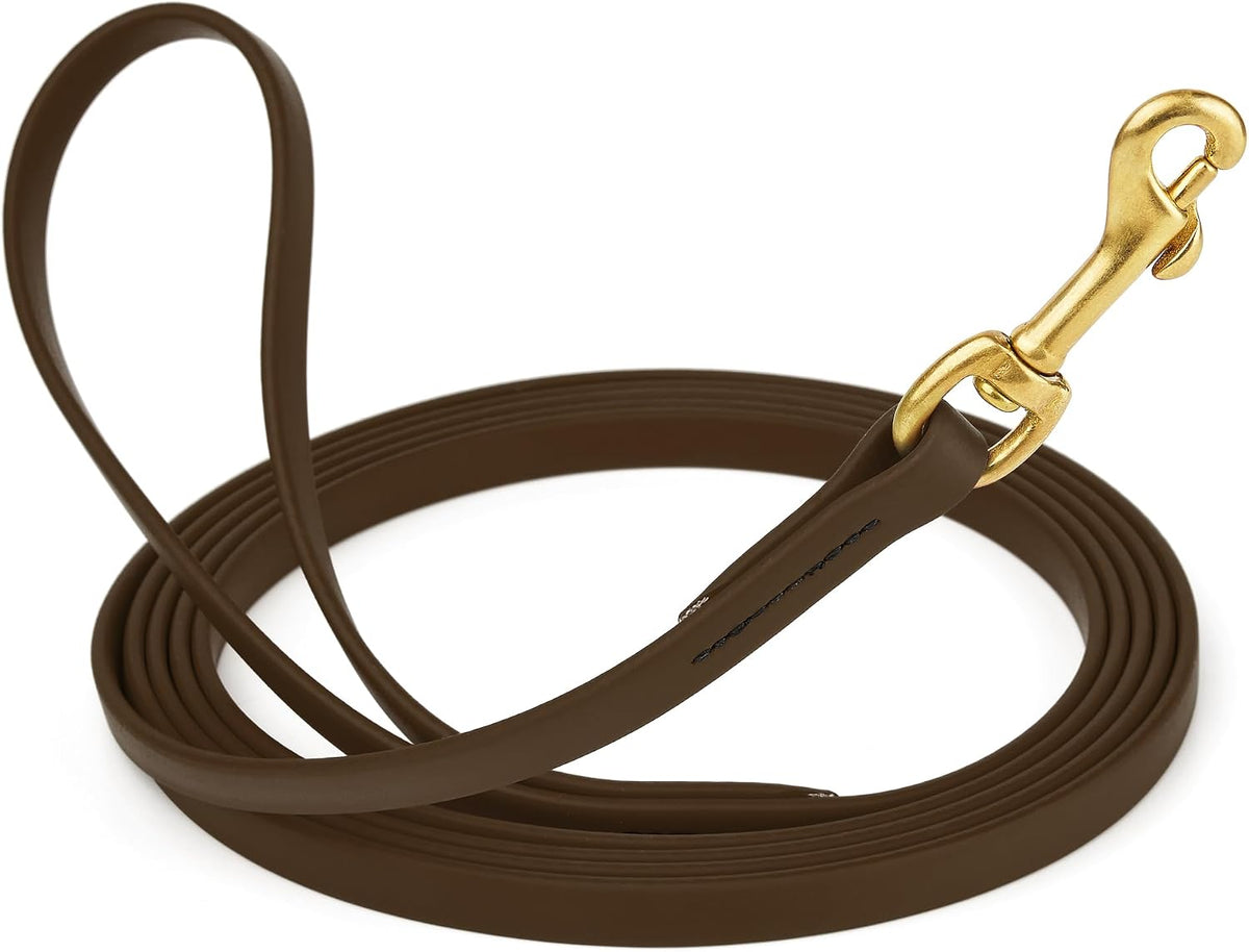 Biothane Working Lead for Dogs 6ft Black - Colors C