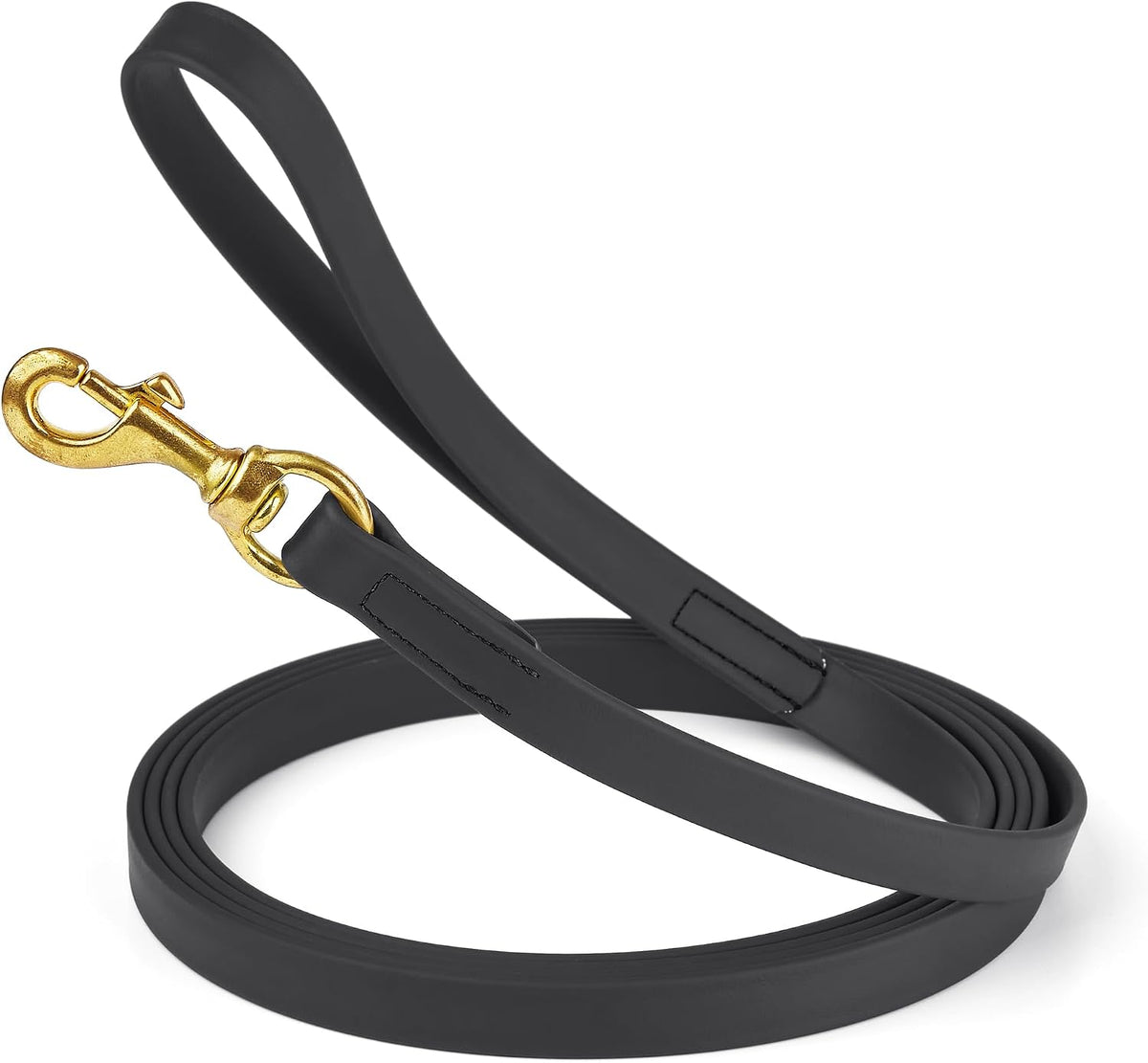 Biothane Working Lead for Dogs 6ft Black - Colors C