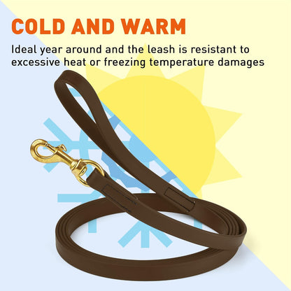 Biothane Working Lead for Dogs 6ft Black - Colors C