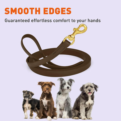 Biothane Working Lead for Dogs 6ft Black - Colors C