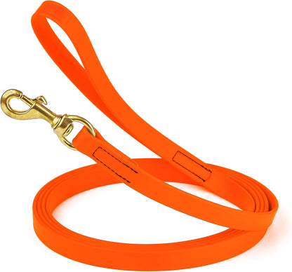 Biothane Working Lead for Dogs 6ft Black - Colors C