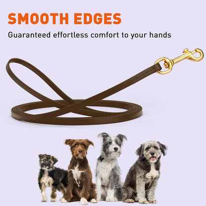 Biothane Working Lead for Dogs 6ft Black - Colors C