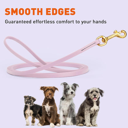 Biothane Working Lead for Dogs 6ft Black - Colors C